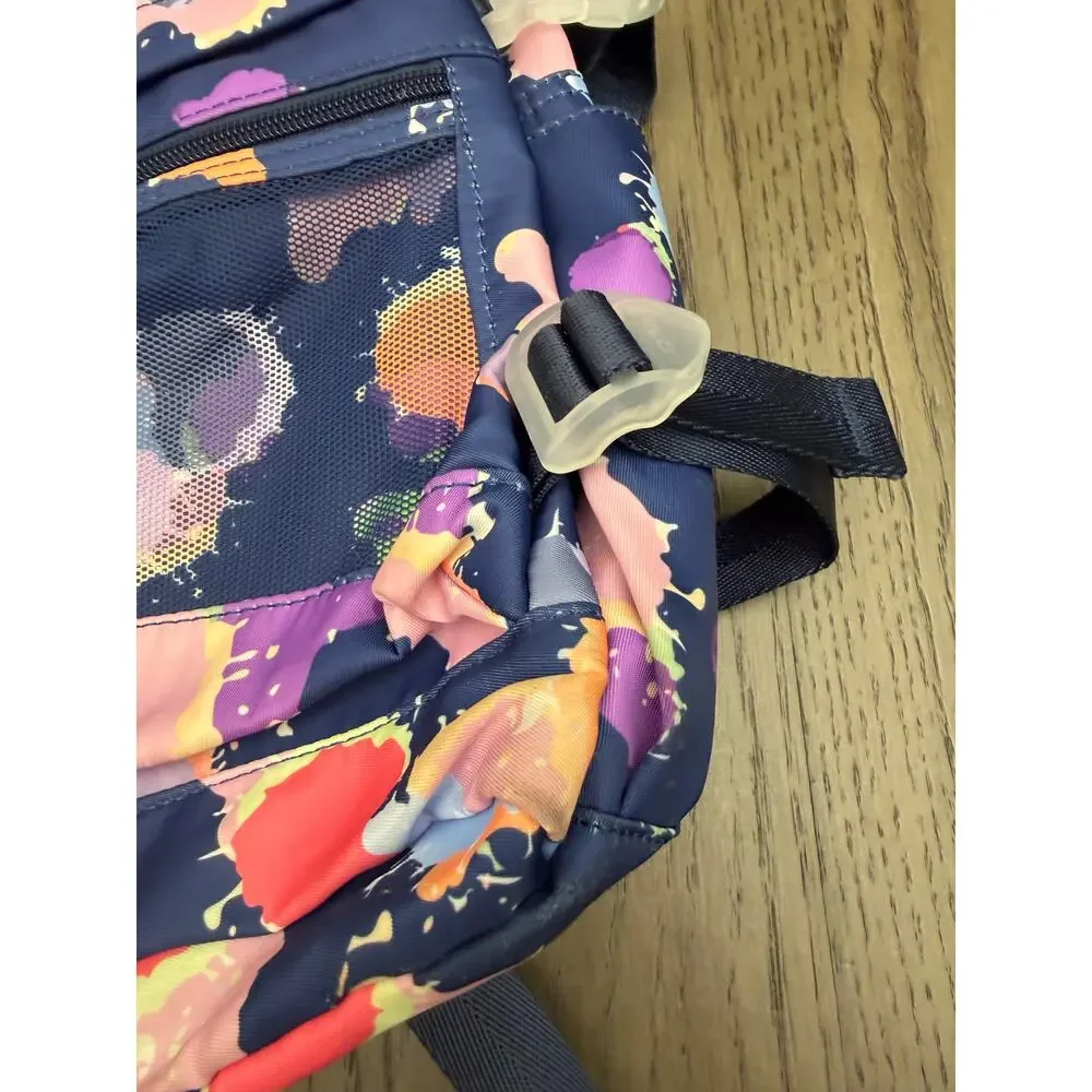 Girls Backpack & Lunch Bag Set Paint Splatter Print